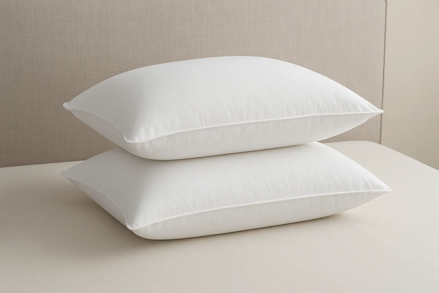 Cotton 2 Pack Feather Pillows Cotton 2 Pack Feather Pillows