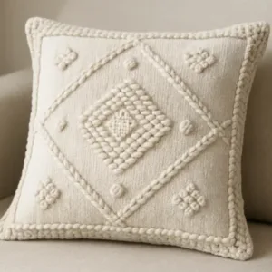 Cotton Hand-Woven Decorative Cushion